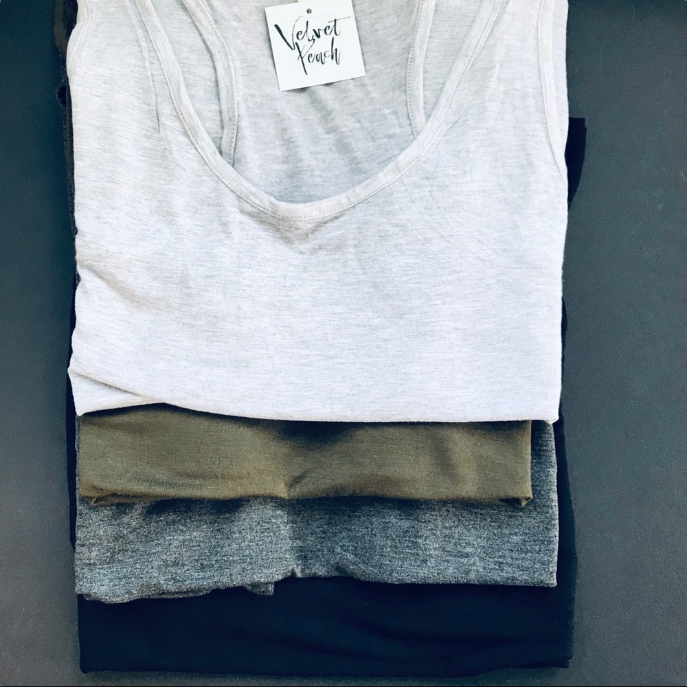ALL 4!! Plus Size Razor Back Tee. - Picture 4 of 8